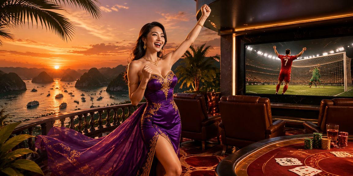 Người chơi tại Hạ Long thưởng thức trò chơi bài và ưu đãi thể thao trên thiết bị di động